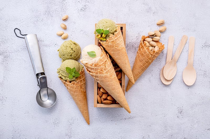Creamy gelato delights
